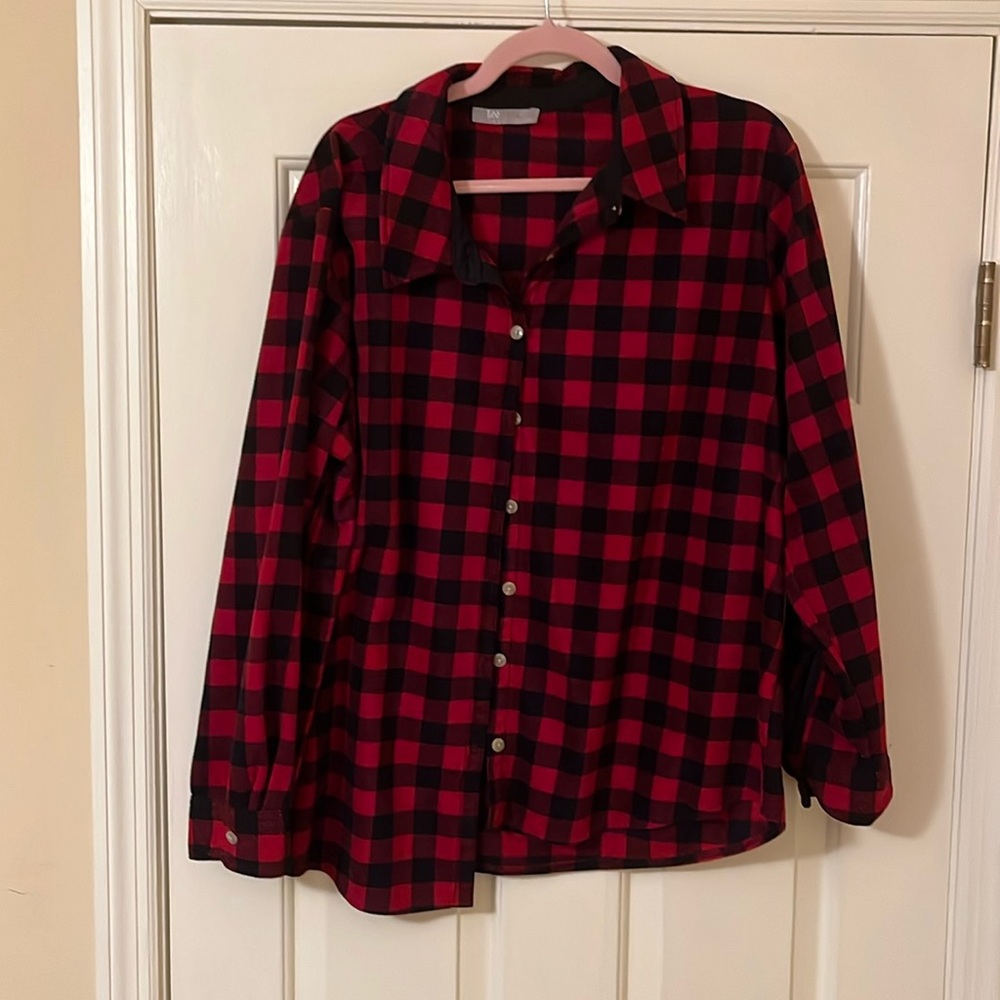 XXL button up flannel by Lee